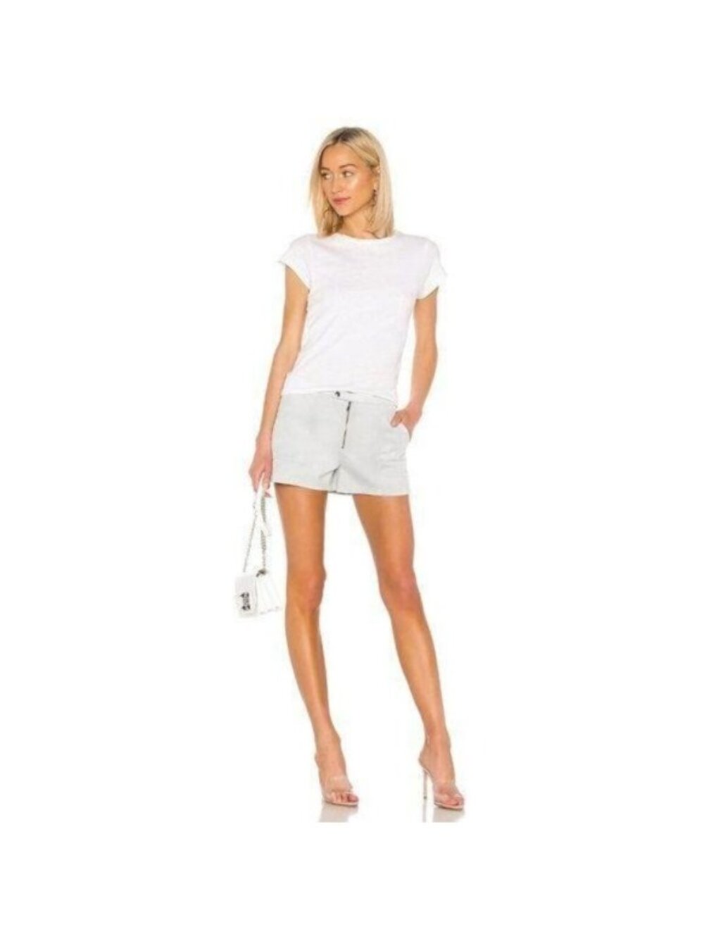 David Lerner Moonstone Seamed Cargo Shorts